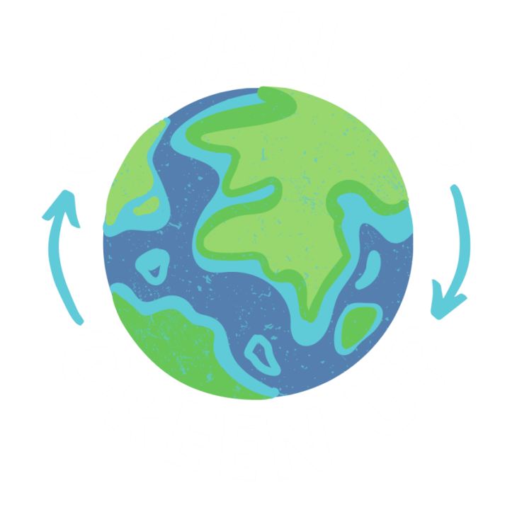 Clean Up Icon - White