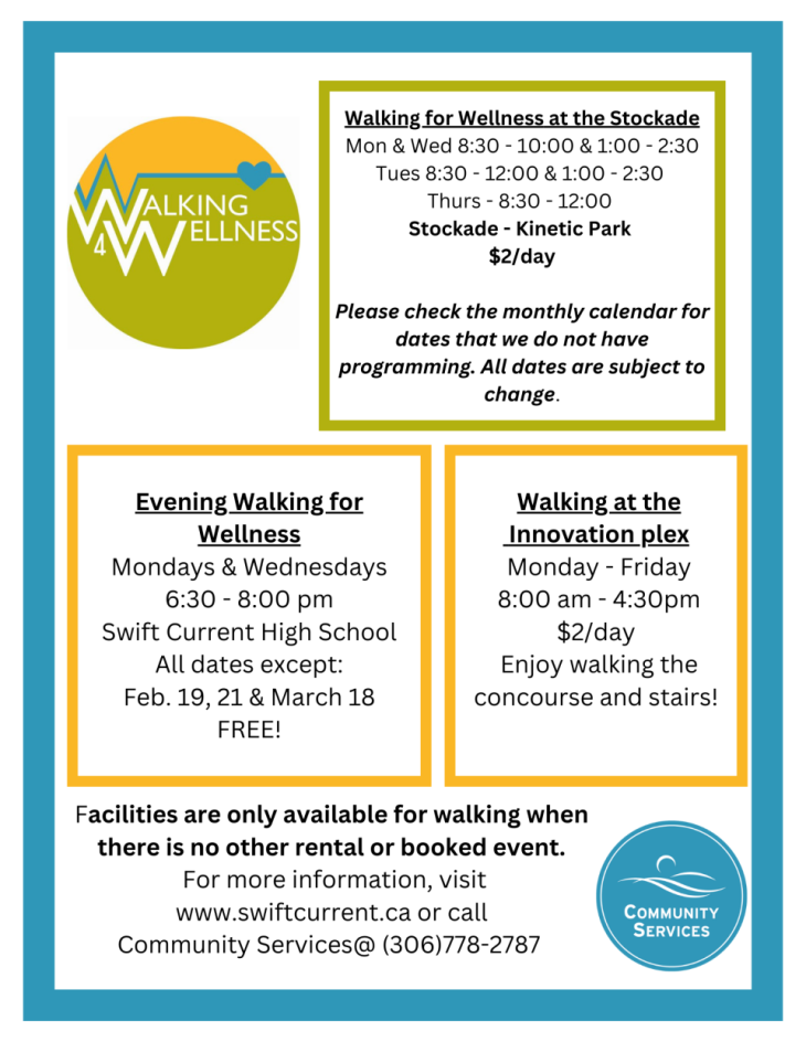 walking for wellness poster