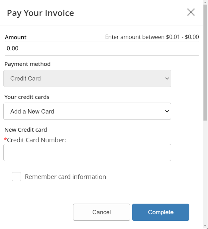 Invoice payment